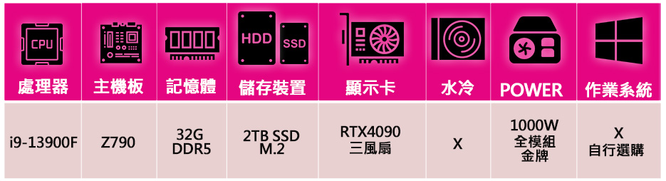 微星平台 i9二四核Geforce RTX4090{雷霆之翼