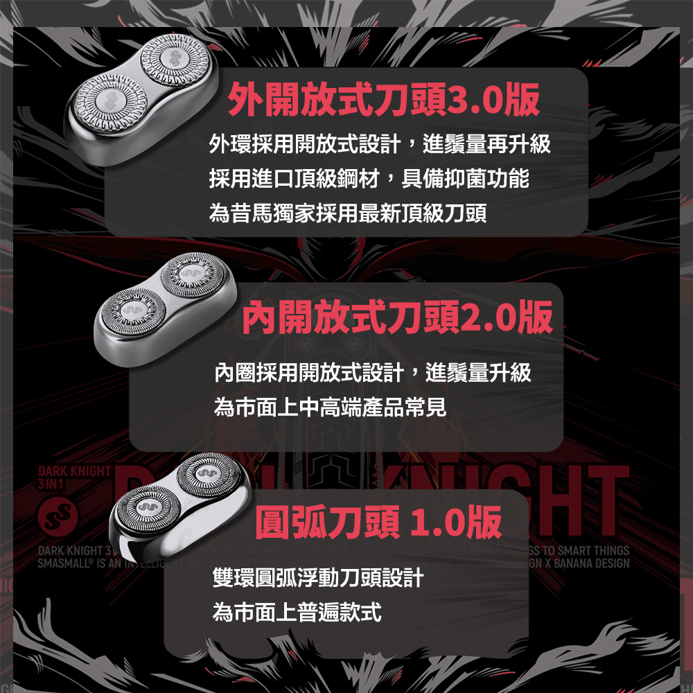 外環採用開放式設計,進鬚量再升級