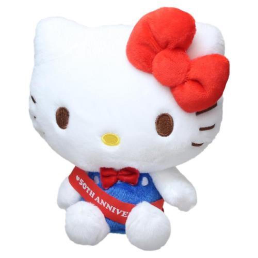 小禮堂 Hello Kitty 絨毛玩偶娃娃 - 50週年系