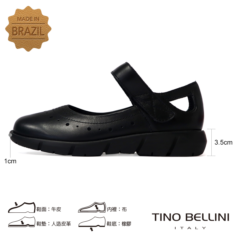 TINO BELLINI 貝里尼 巴西進口圓頭瑪莉珍鞋FWB