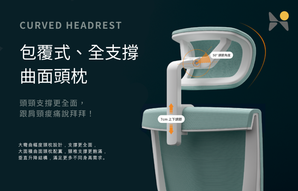 YOKA 佑客家具 Q7 pro高背全網椅-灰白-免組裝(辦