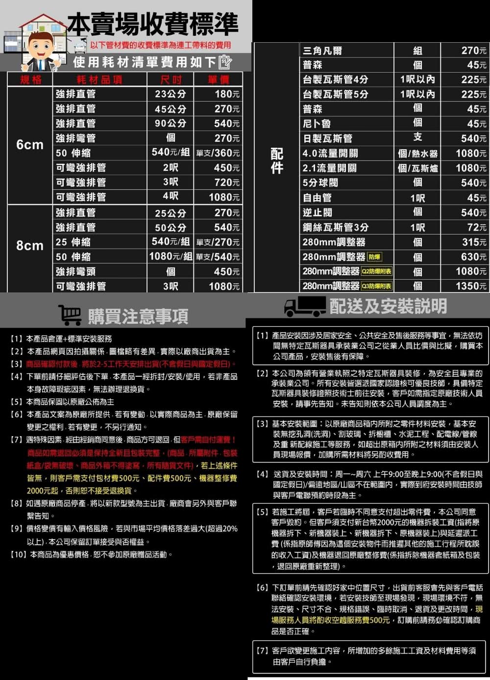 莊頭北 16公升水量伺服器DC強制排氣熱水器FE式天然氣(T