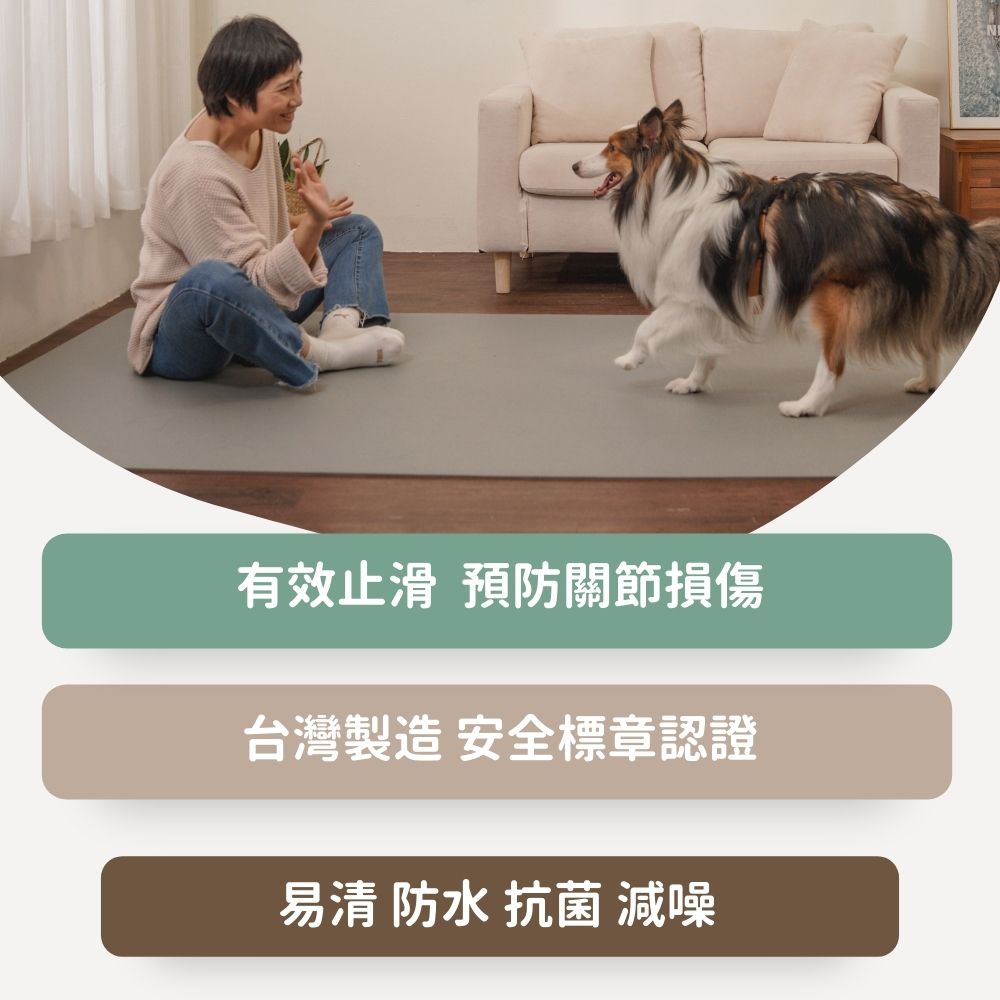 EZ-CARE pet 雙層結構設計 寵物止滑地墊 90X1