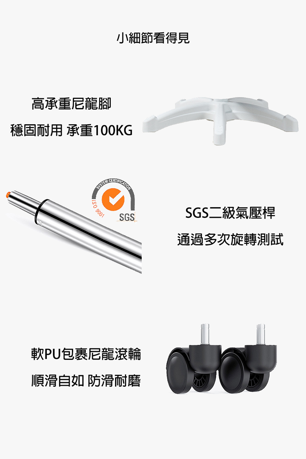 穩固耐用 承重100KG
