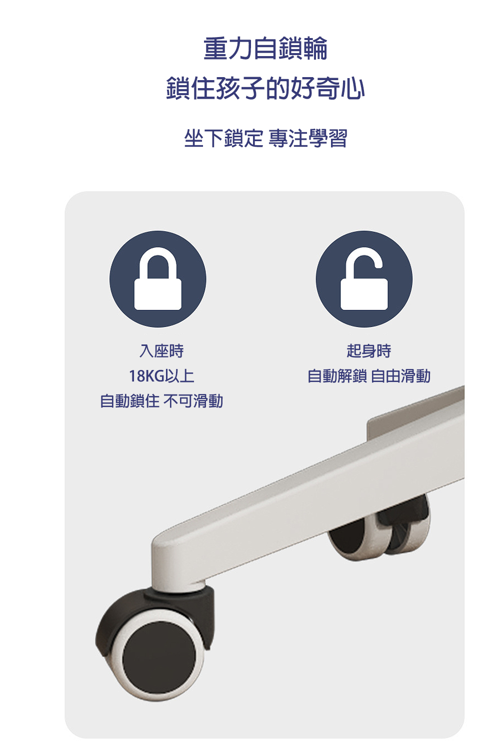 坐下鎖定 專注學習