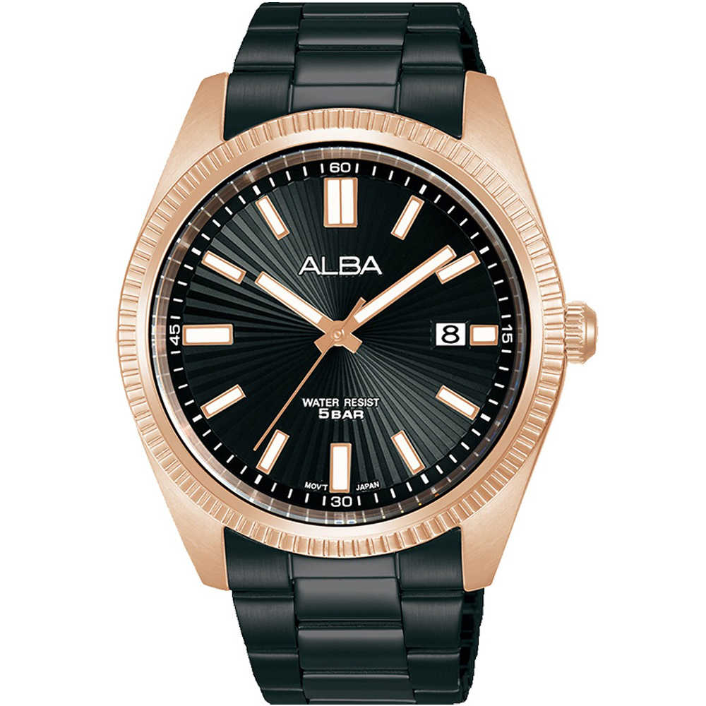 ALBA 雅柏 太陽紋時尚腕錶-42.2mm(VJ42-X3
