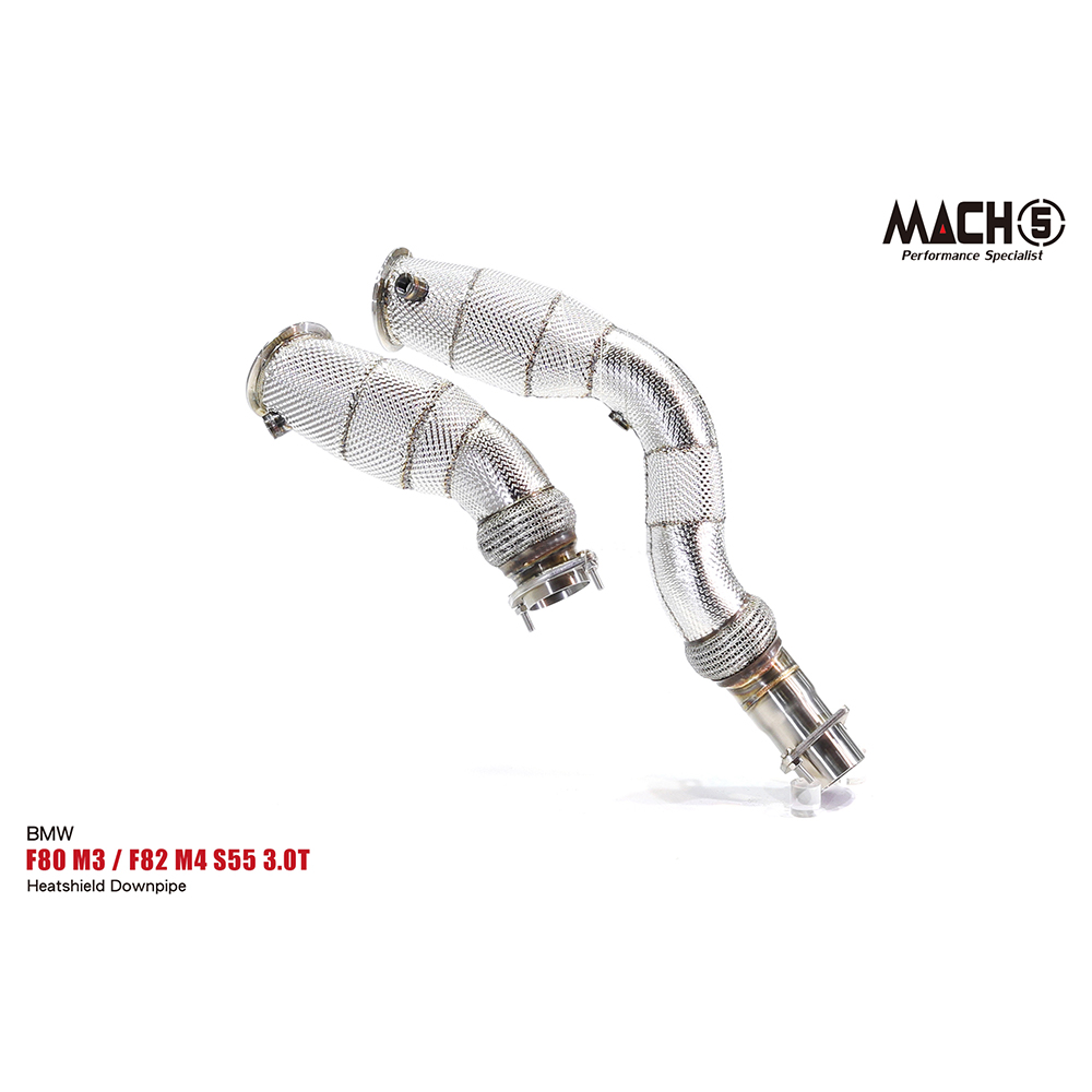 Mach5 BMW F80／F82 高流量帶三元催化排氣管(