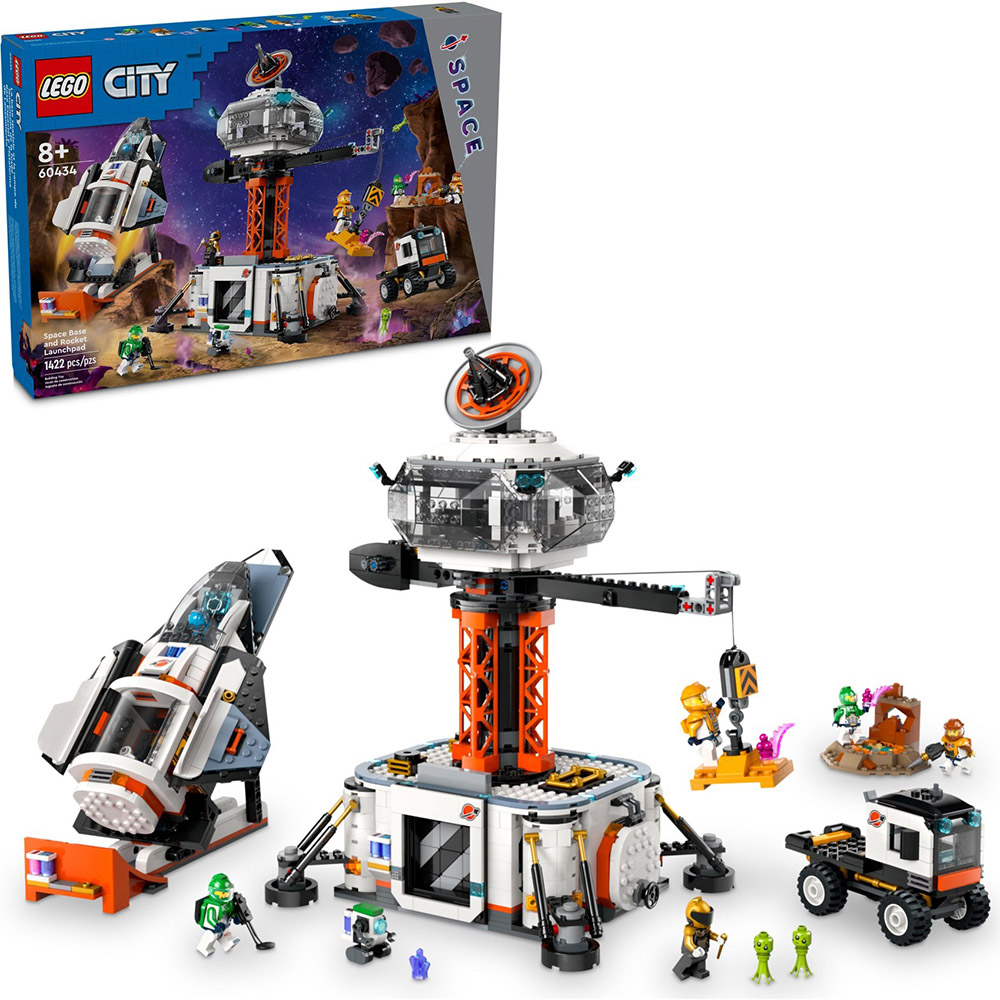 LEGO 樂高 LT60434 城市系列 - 太空基地和火箭