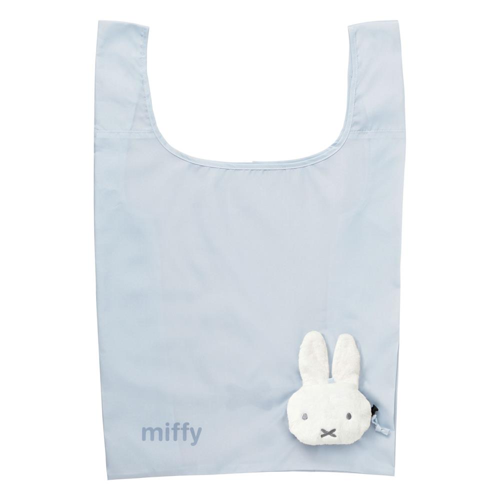 小禮堂 ECO BAG Miffy 玩偶造型折疊環保購物袋 