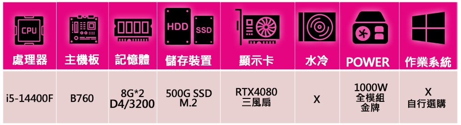 微星平台 i5十核Geforce RTX4080{高枕無憂}
