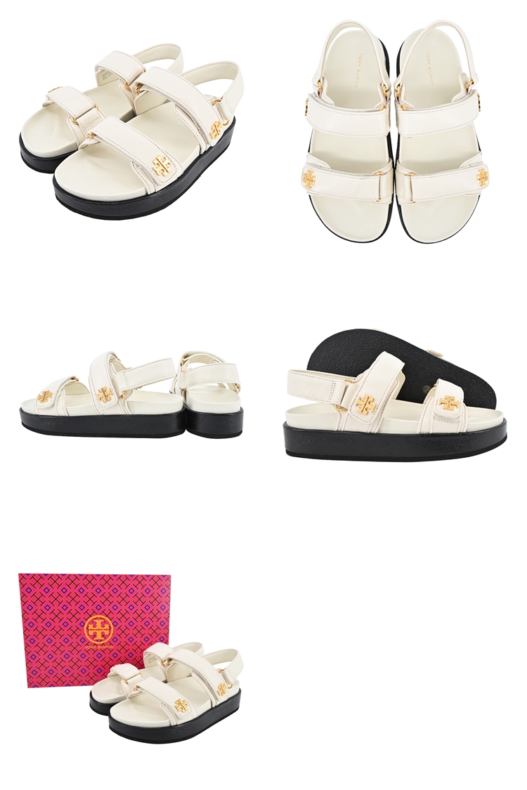 TORY BURCH KIRA SPORT魔鬼氈休閒涼鞋(象