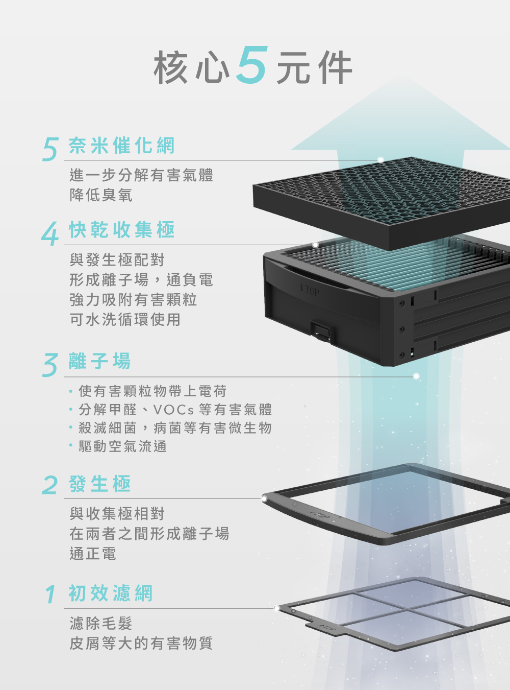 分解甲醛、VOCs 等有害氣體