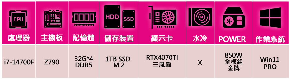 微星平台 i7二十核Geforce RTX4070TI Wi