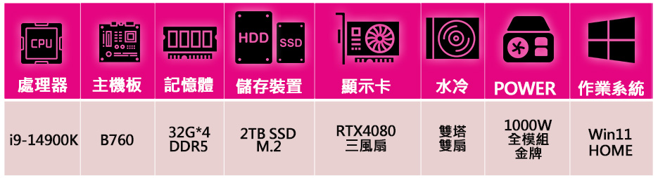 微星平台 i9二四核GeKorce RTX4080 WiN1