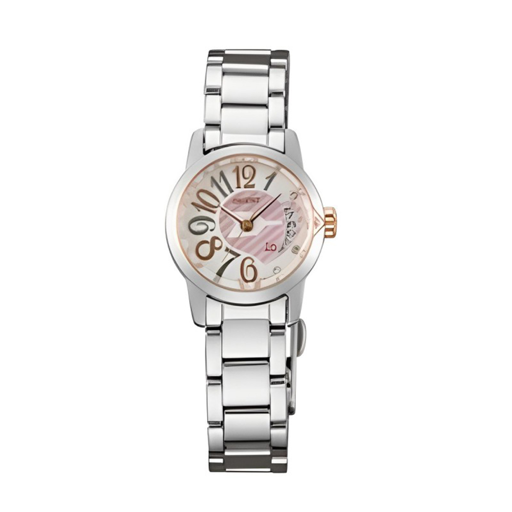 ORIENT 東方錶 官方授權T2 玫瑰金雙色 石英女腕錶-