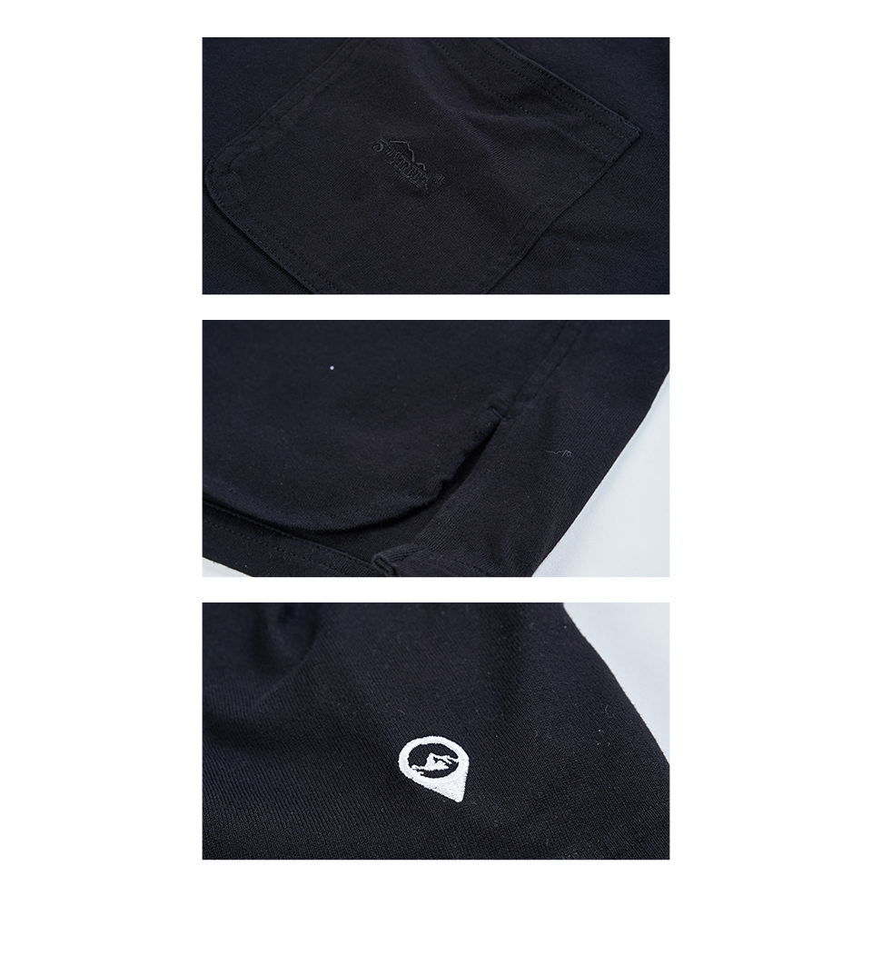 5th STREET 男裝胸前口袋寬版設計短袖T恤-黑色評價