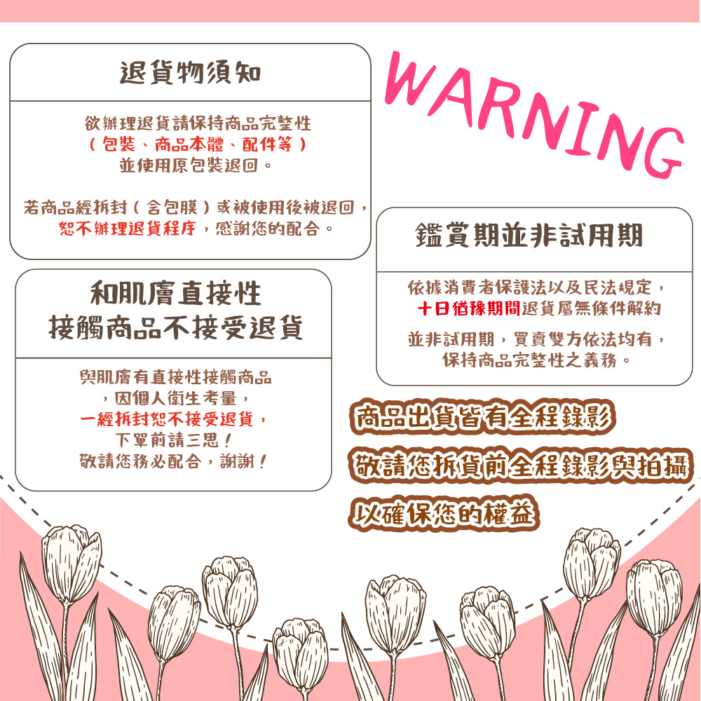 若商品經拆封含包膜或被使用後被退回,