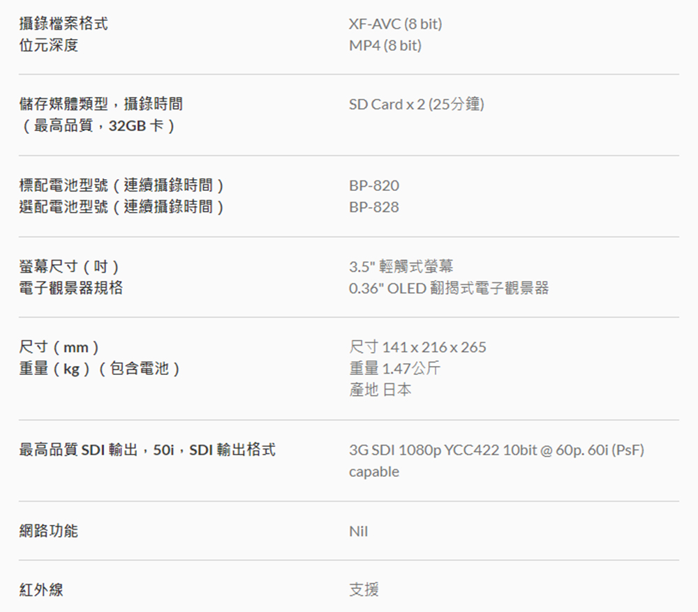 Canon佳能 XA75 - 詳情12