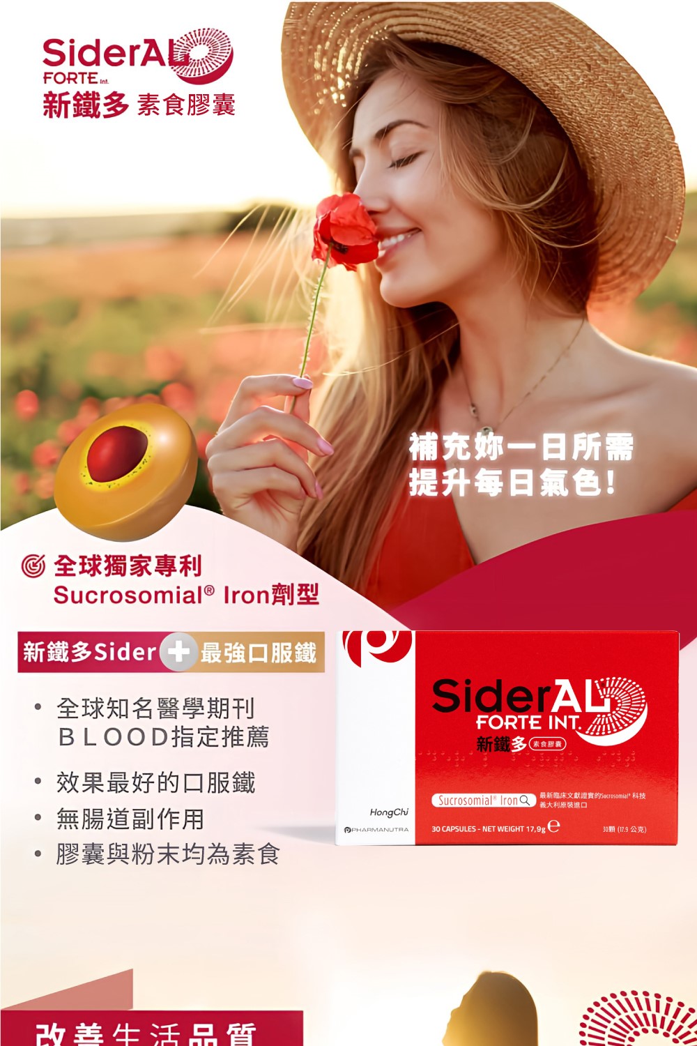 最新臨床文獻證實的Sucresomial 科技