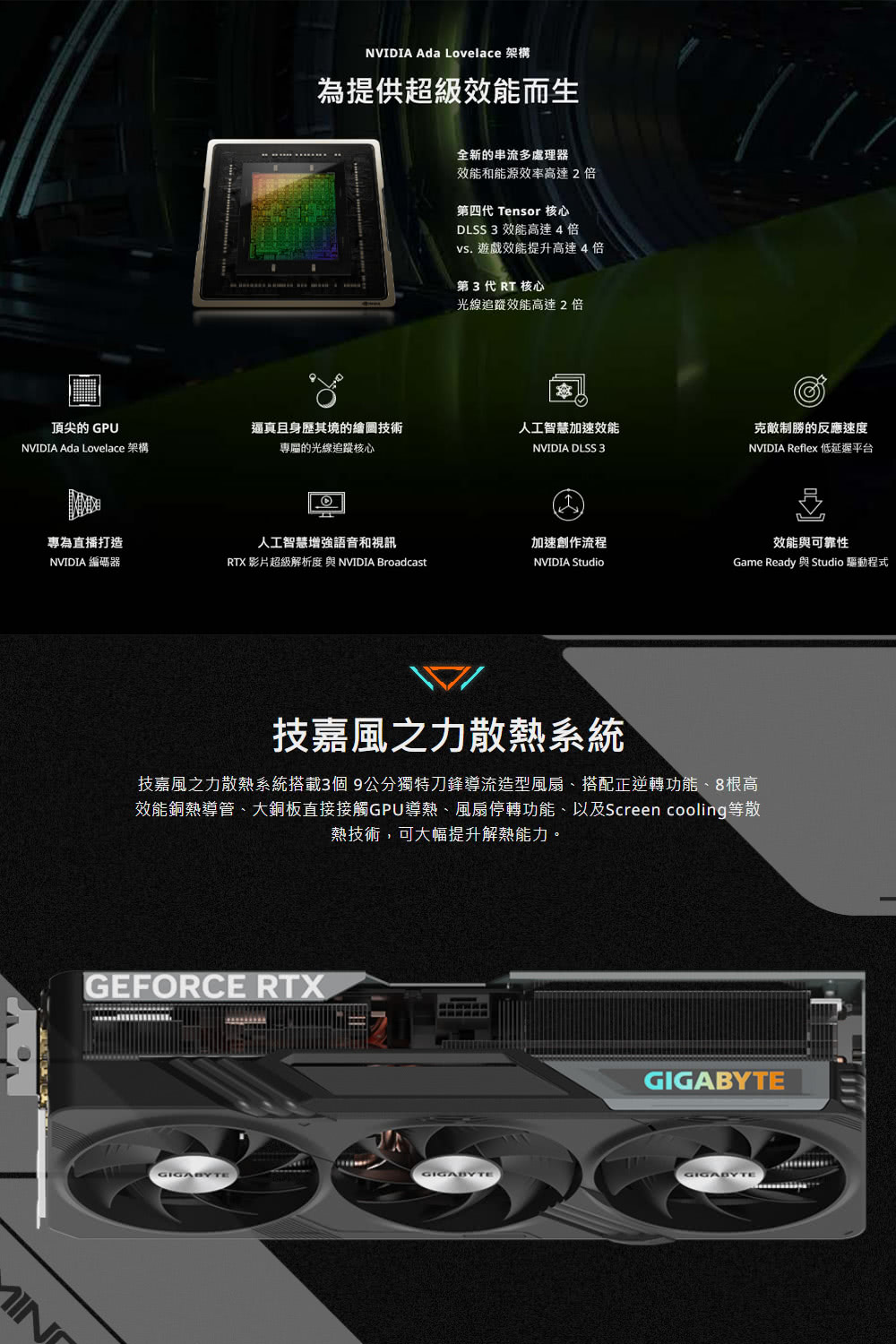 GIGABYTE 技嘉 GeForce RTX 4070 T
