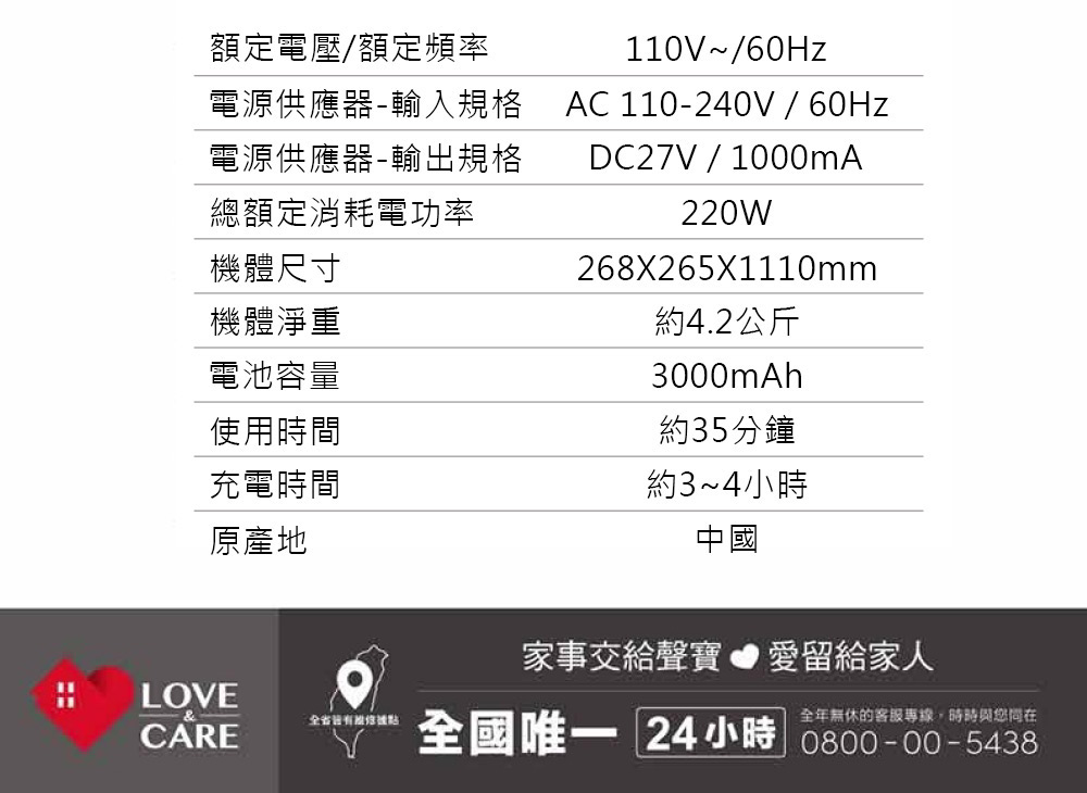 全國唯一 24小時 0800005438