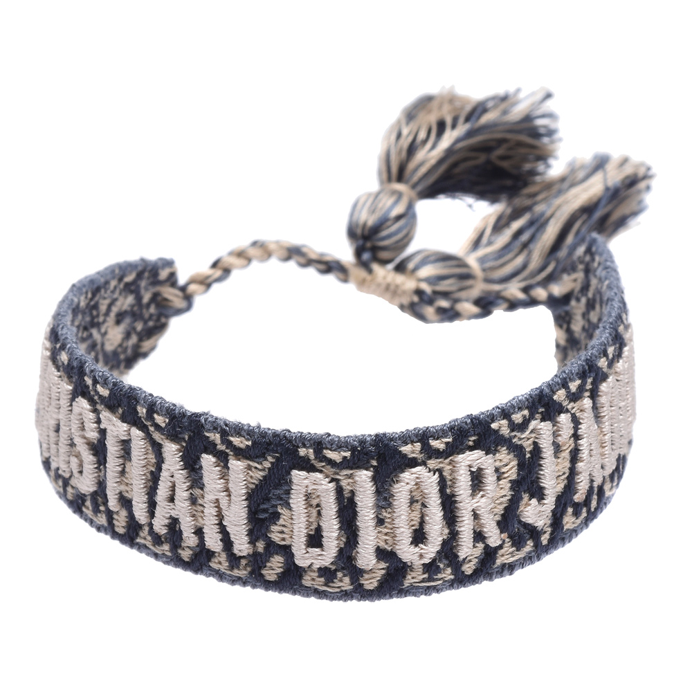 Dior 迪奧 經典 J ADIORDIOR不對襯棉質編織手