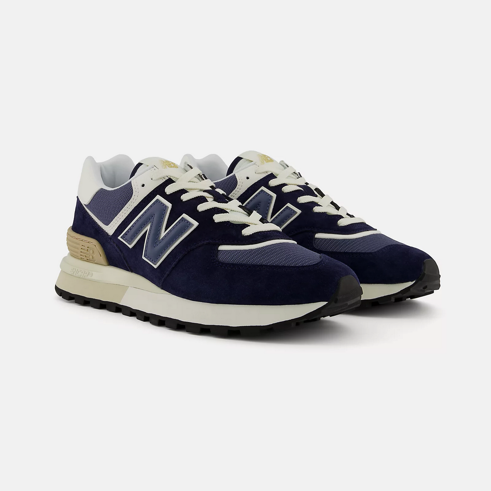 NEW BALANCE 574系列 復古 海軍藍 男女鞋 穿