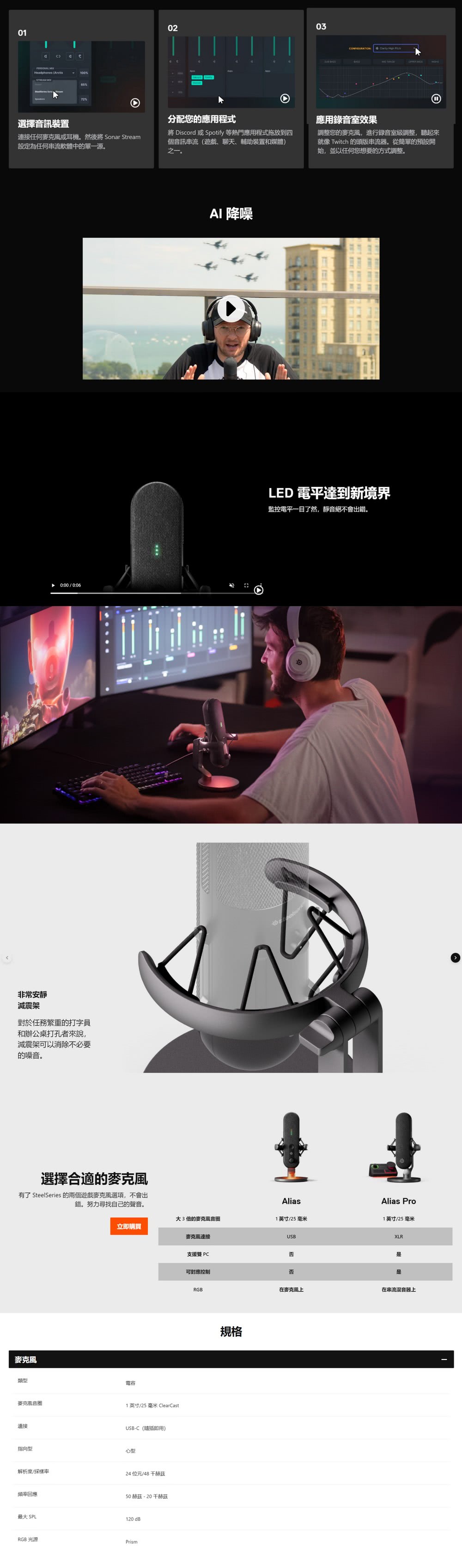 Steelseries 賽睿 ALIAS USB-C 電容式