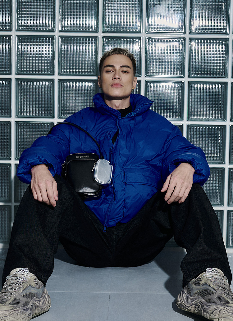 ROBINMAY 諾斯斜背包(周湯豪系列/拉鍊封口/多色任選