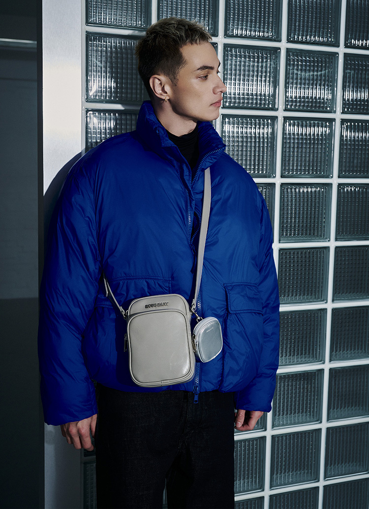 ROBINMAY 諾斯斜背包(周湯豪系列/拉鍊封口/多色任選