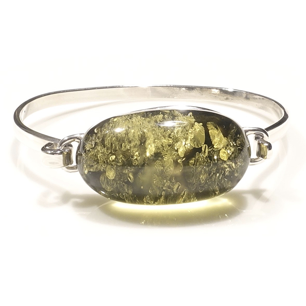 Alamode 波蘭琥珀手環 綠珀細緻秀氣款(波羅的海琥珀)