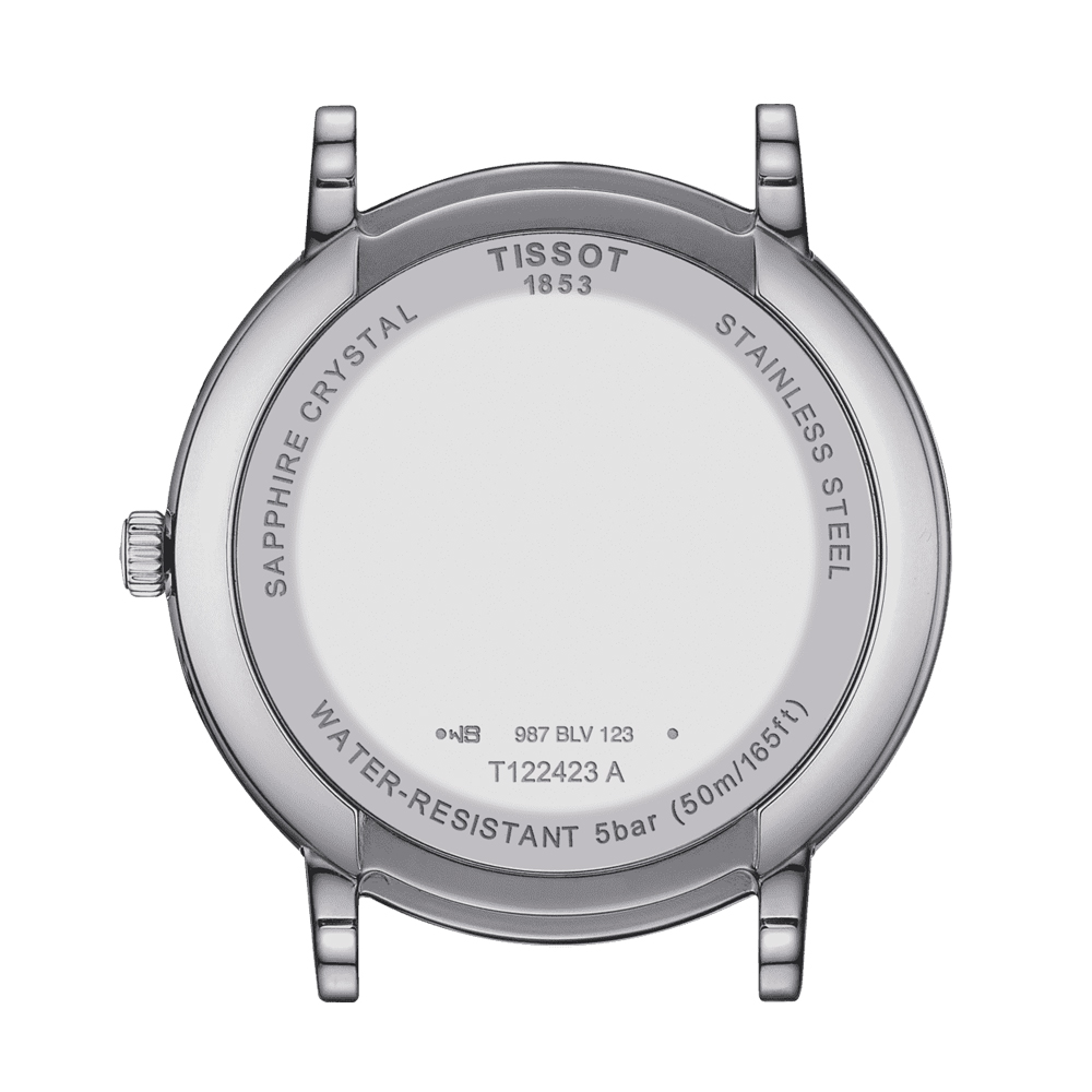 TISSOT 天梭 CARSON 月相羅馬石英腕錶(T122
