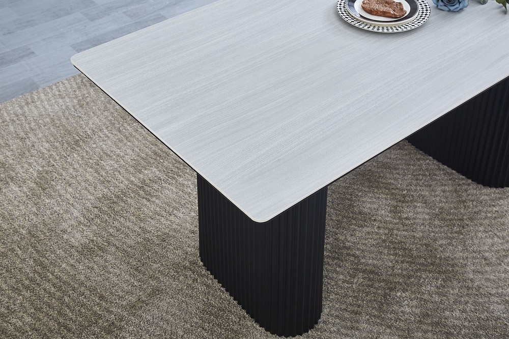 MUNA 家居 史塔克5.3尺科技木紋岩板餐桌/YB42/不