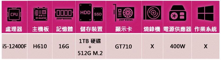 NVIDIA i5六核GeForce GT710{京城計畫2