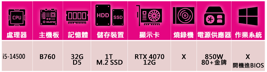 技嘉平台 i5十四核GeForce RTX 4070{碎星授