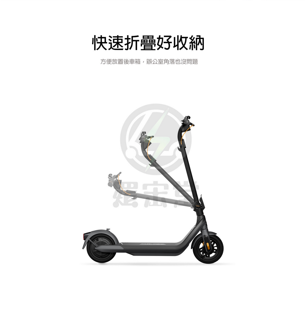 快速折疊好收納 方便放置後車箱,辦公室角落也沒問題 
