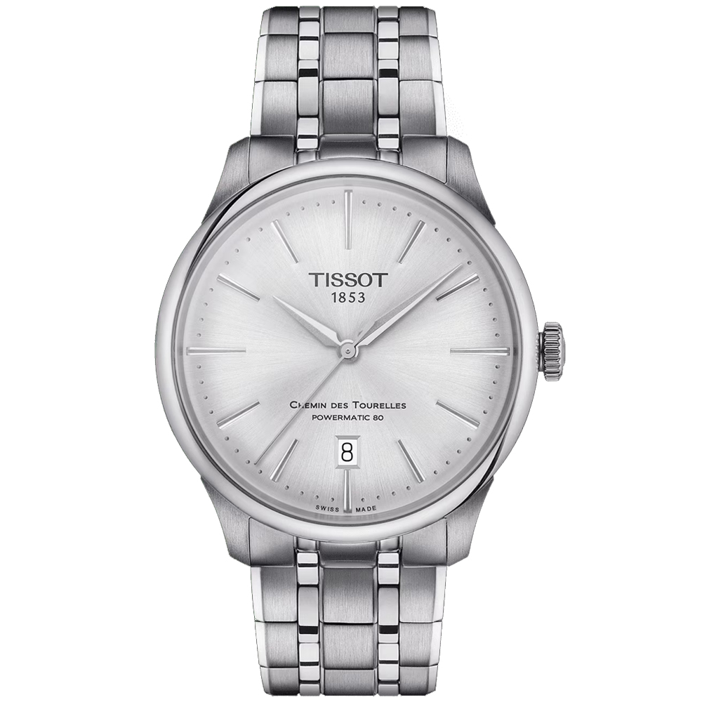 TISSOT 天梭 杜魯爾系列 簡約時尚機械腕錶(T1398