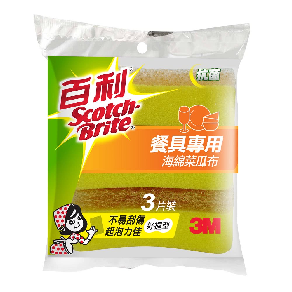 3M 百利餐具專用海綿菜瓜布折扣推薦