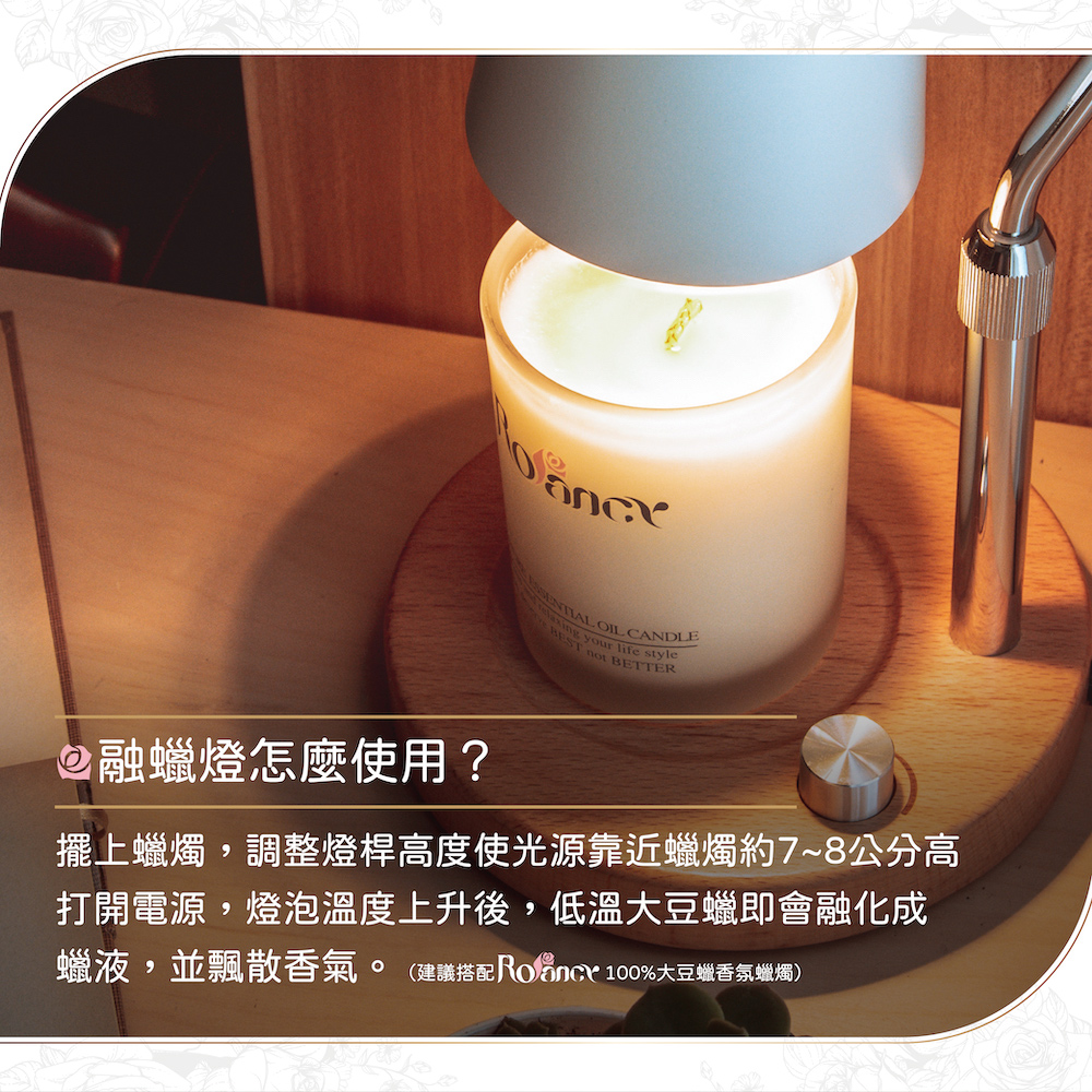 Rofancy 洛帆晞 融蠟燈／蠟燭香氛燈-可愛莫蘭迪色卡通