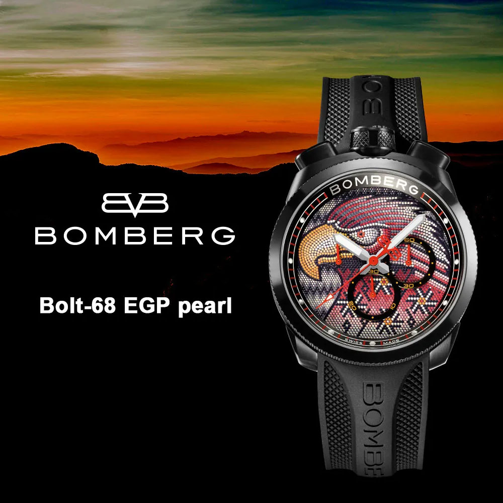 BOMBERG 炸彈錶 BOLT-68 雄鷹石英手錶-45m