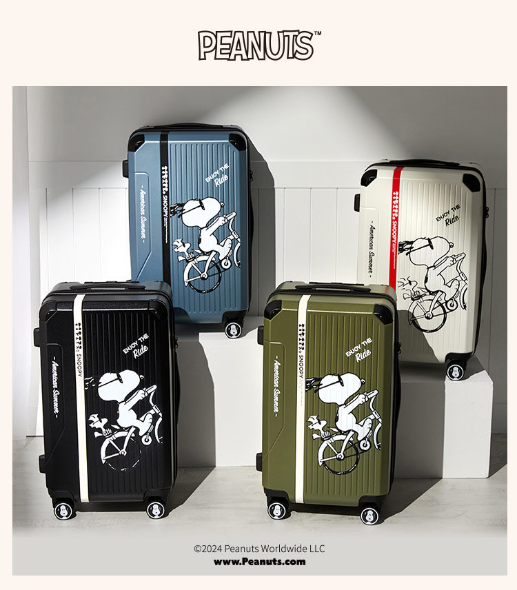 - -  Summer-  PEANUTS THERideAmerican Summer- 2024 Peanuts Worldwide LLCwwwPeanuts.comAmerican Summer- THERide. SNOOPY THERide