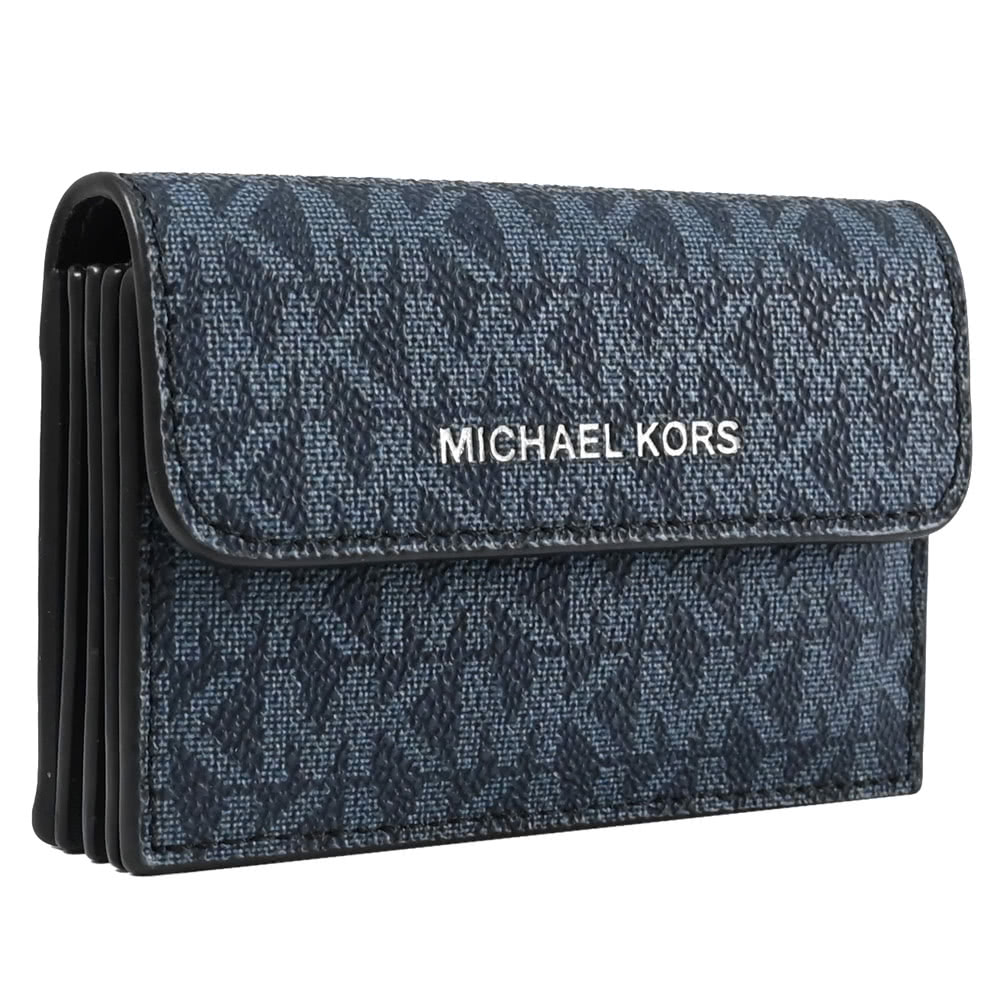 Michael Kors 經典滿版MK印花拼接風琴式信用卡名