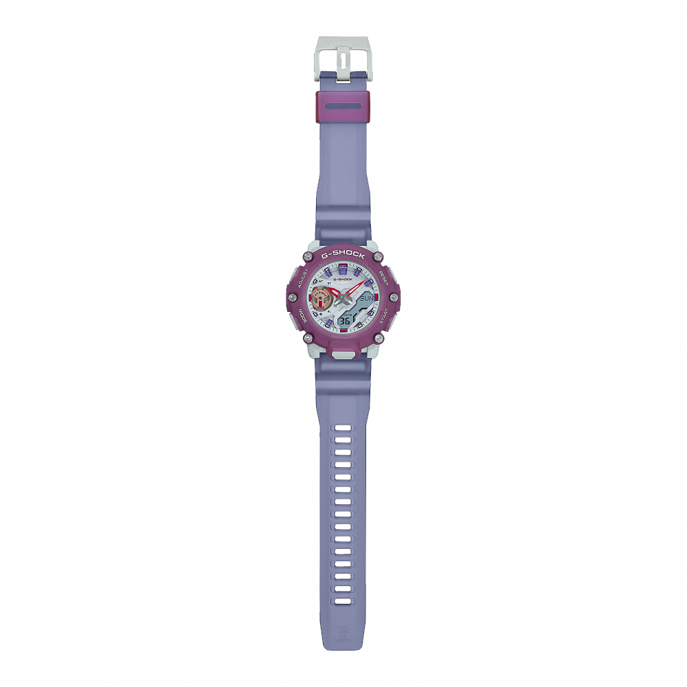 CASIO 卡西歐 G-SHOCK半透明色調雙顯錶(GMA-