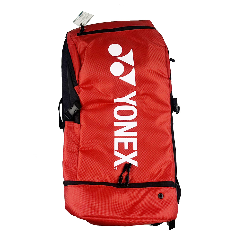 YONEX 羽球袋雙肩背包55x32x22cm紅(BAG32