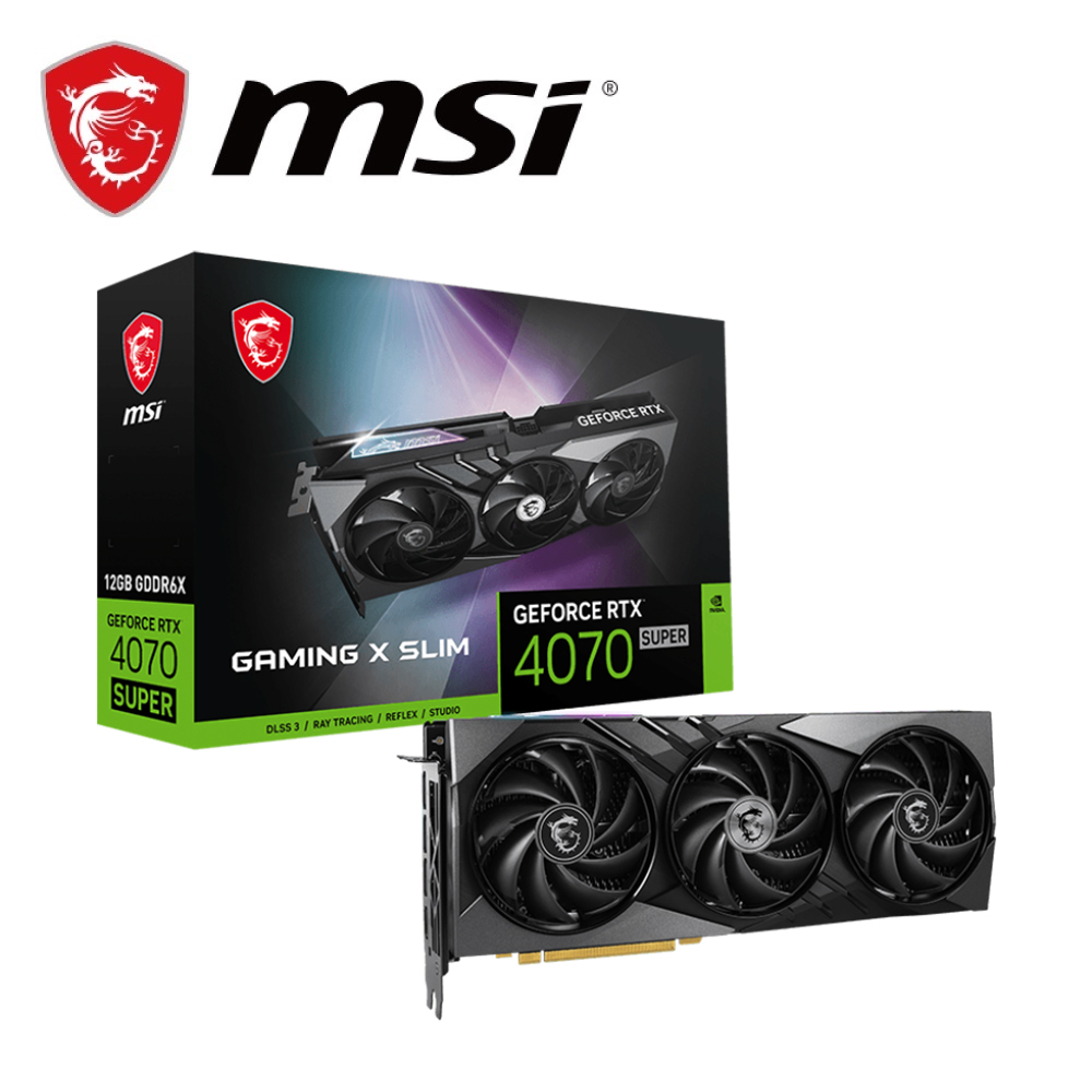 MSI 微星 RTX4070 SUPER 12G GAMIN