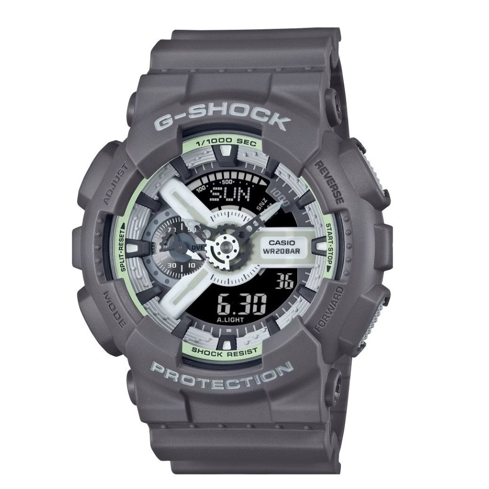 CASIO 卡西歐 G-SHOCK 酷炫光芒 時尚運動雙顯手