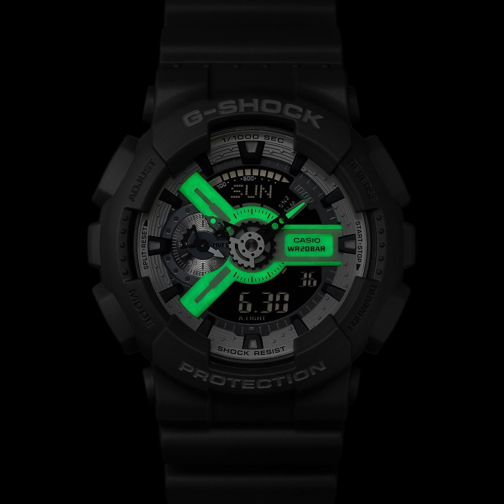 CASIO 卡西歐 G-SHOCK 酷炫光芒 時尚運動雙顯手