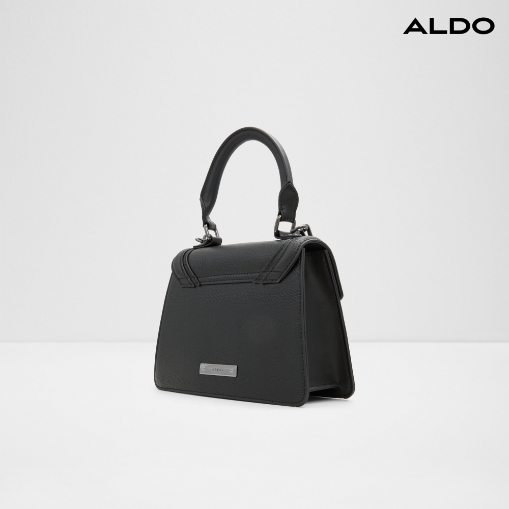 ALDO EMALINE-時尚質感梯形手提包(黑色)評價推薦