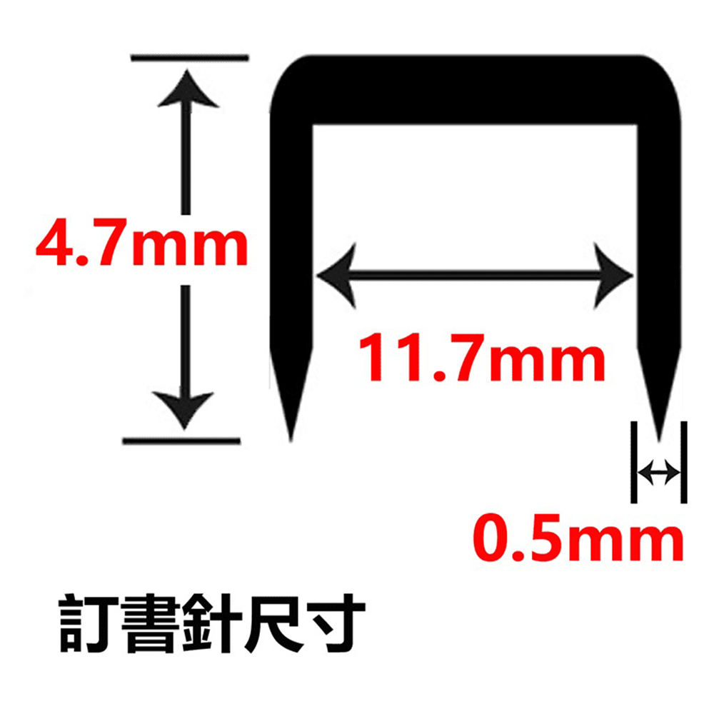 訂書針尺寸 