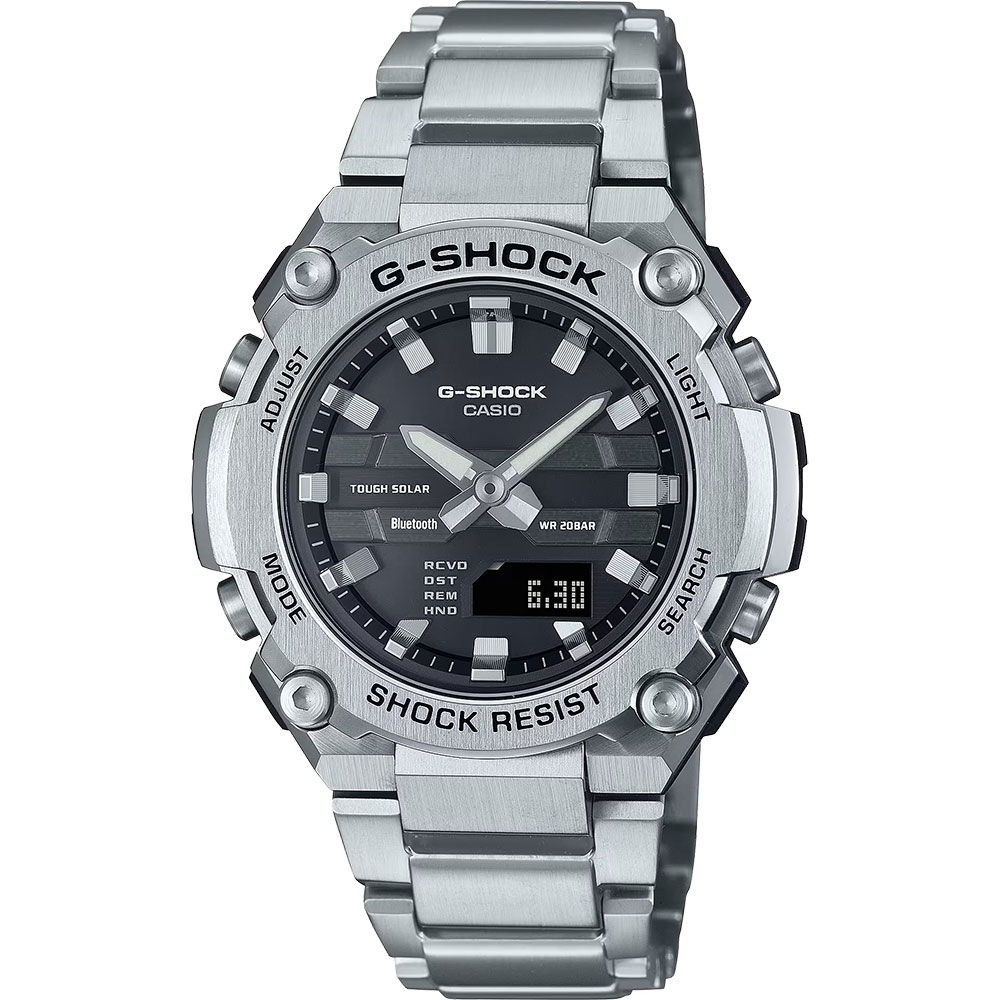 CASIO 卡西歐 G-SHOCK 纖薄太陽能藍芽手錶 新年